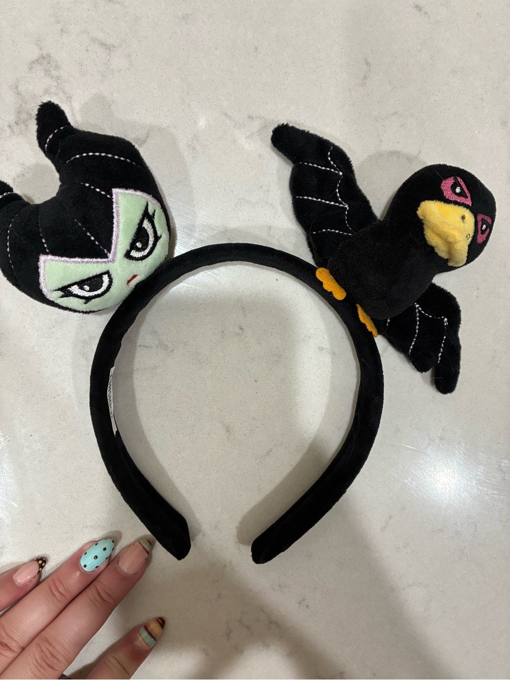 Cutest Disney Sleeping beauty maleficent & Diablo headband 🖤